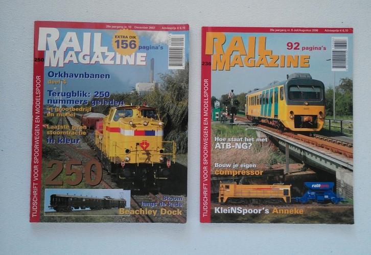 Rail Magazine 40 exemplaren, Hobby en Vrije tijd, Modeltreinen | H0, Zo goed als nieuw, Boek, Tijdschrift of Catalogus, Gelijkstroom of Wisselstroom