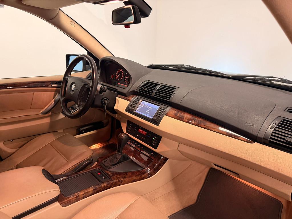 BMW X5 3.0i High Executive, Automaat, Parkeersensor, Gebruikt, Zwart