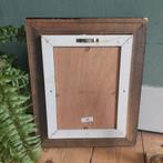 Lucky Vintage klein olieverf schilderijtje met bloemen, Ophalen of Verzenden