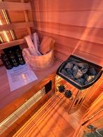 Combi sauna | Infrarood + Fins | 230V | 2 personen | Harvia, Ophalen of Verzenden, Zo goed als nieuw, Fins of Traditioneel, Complete sauna