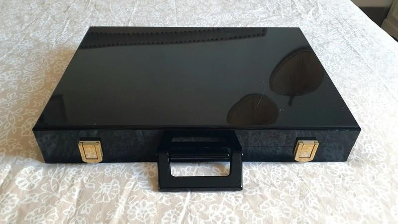 Renzo Romagnoli lucite mother of pearl Backgammon, Ophalen of Verzenden, Zo goed als nieuw