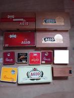 11 sigaren doosjes blikjes sigarenbandjes luciferdoosjes, Ophalen of Verzenden, Gebruikt, Tabaksdoos of Verpakking