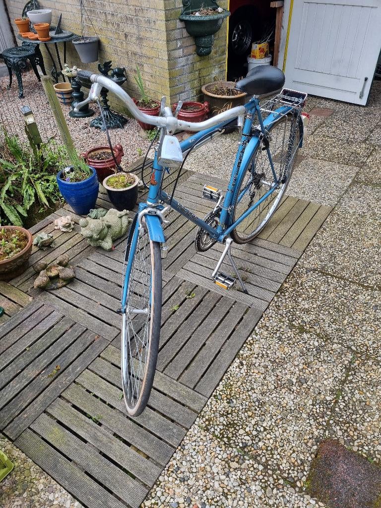 Herenfiets, Fietsen en Brommers, Fietsen | Heren | Herenfietsen, Gebruikt, Velgrem, Versnellingen, 57 tot 61 cm