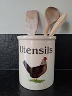 Aardewerk pot voor keukengerei, Cloverleaf Farm Animals, Ophalen of Verzenden, Zo goed als nieuw