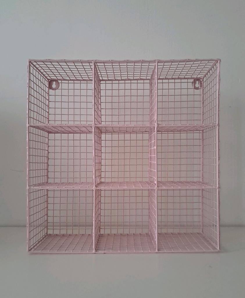 Wandrek 9 vakken roze Sostrene Grene 40 x 40 cm, Ophalen, Nieuw