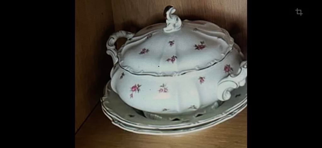 Bavaria Servies rozenmotief, Ophalen