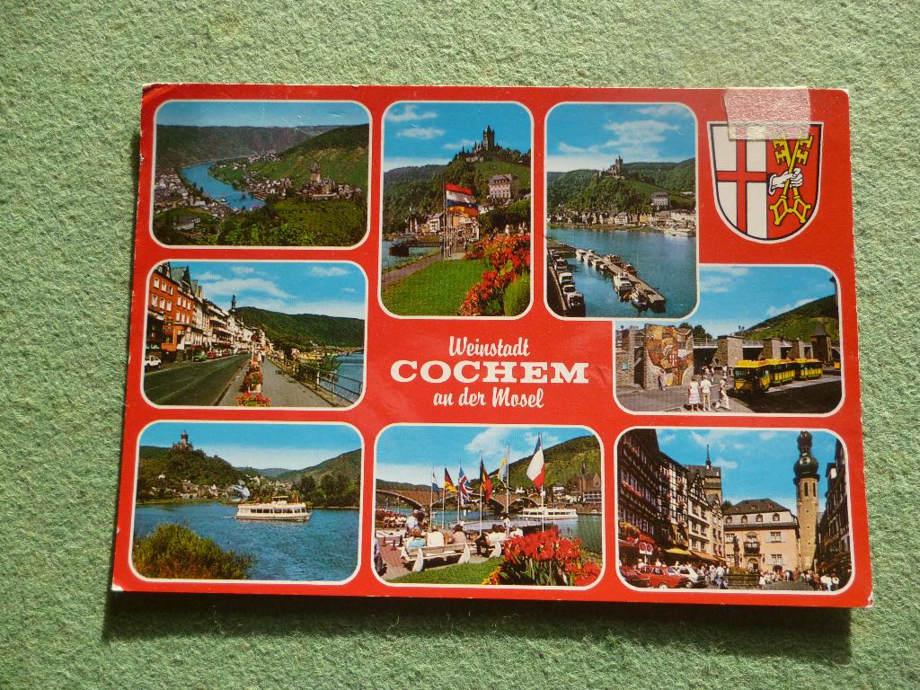 ansichtkaart Cochem an der Mosel Duitsland, Ophalen of Verzenden, 1980 tot heden, Gelopen, Duitsland