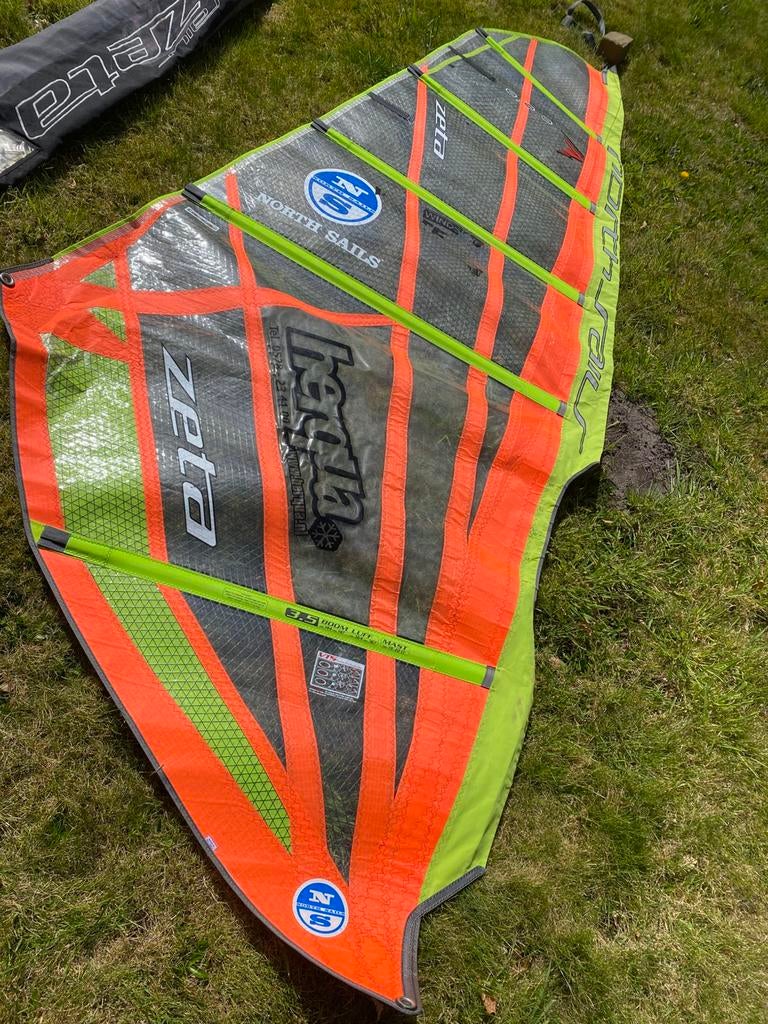 North Sails Zeta 3.5, Watersport en Boten, Windsurfen, Ophalen of Verzenden, Minder dan 5 m², Zeil, Gebruikt