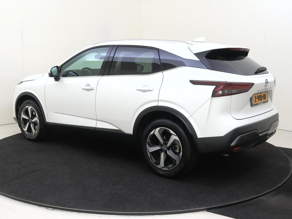 Nissan Qashqai 1.3 MHEV Xtronic N-Connecta | Panoramadak | A, Auto's, Nissan, Stof, Euro 6, Wit, Origineel Nederlands