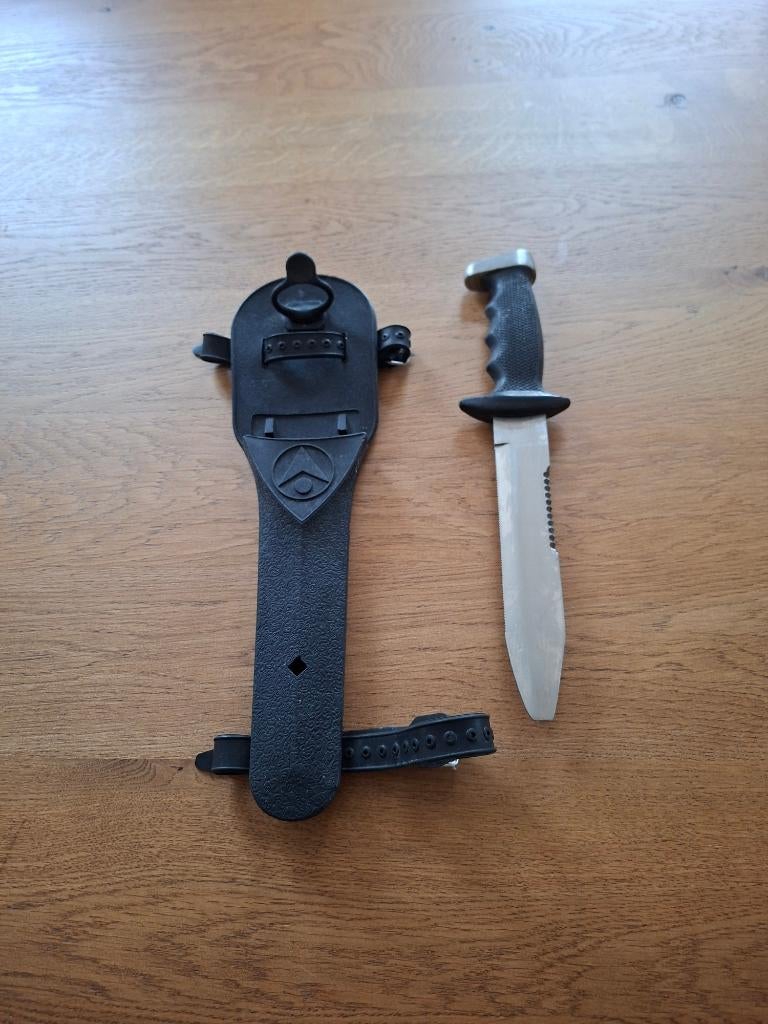 Duikmes met beenhouder € 20, Watersport en Boten, Duiken, Ophalen, Gebruikt