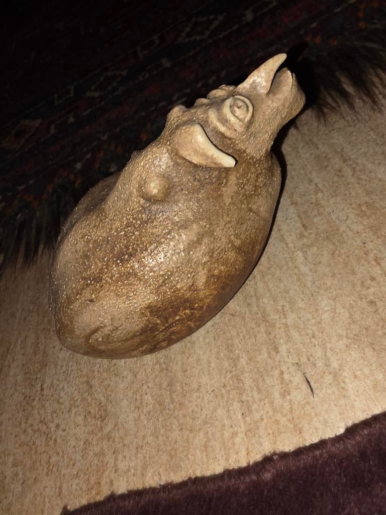 Aardewerk mythisch figuur, Ophalen of Verzenden