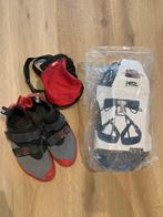 Klimspullen Set - Schoenen, Harnas, Pouch, Sport en Fitness, Klimsport, Ophalen of Verzenden, Gebruikt