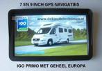 Nieuwe 7 en 9 inch GPS Navigaties voor Camper en Vrachtwagen, Nieuw, Ophalen of Verzenden, Sweelincklaan 11, Waalre NL, Dekievitelectronics@gmail.com