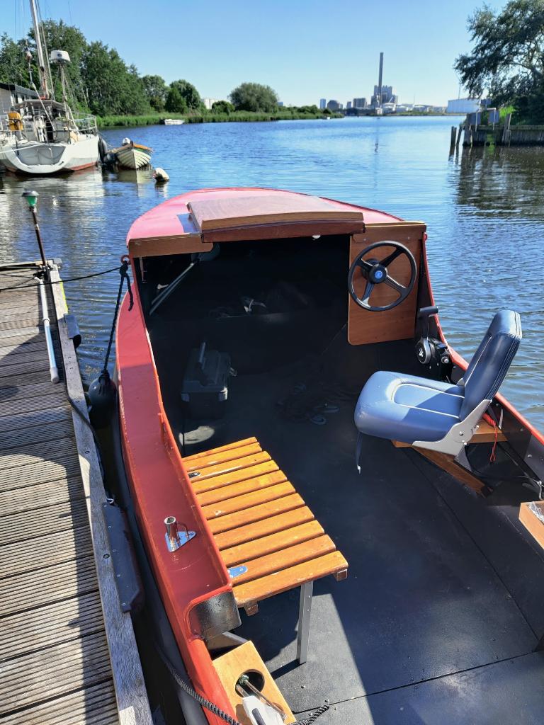 Fantastisch leuk,  degelijk gerenoveerd werkbootje, Ophalen, Gebruikt, 6 meter of meer, Tot 10 pk