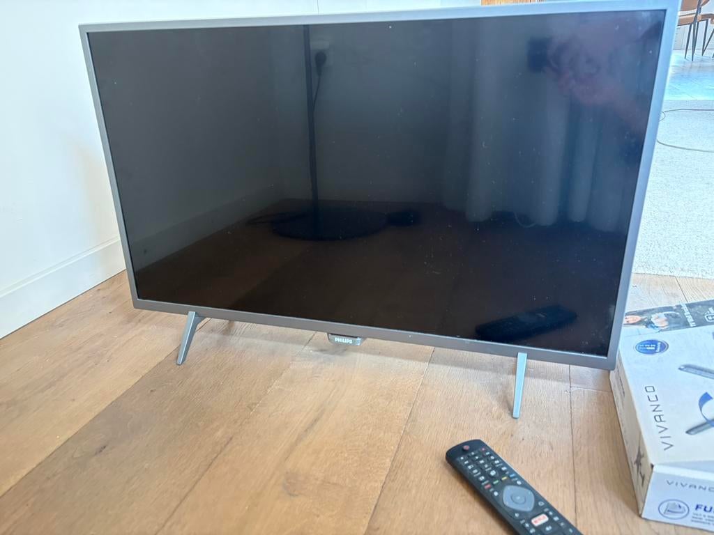 Philips tv met ophangbeugel of pootjes, Ophalen, Philips, 50 Hz, Zo goed als nieuw