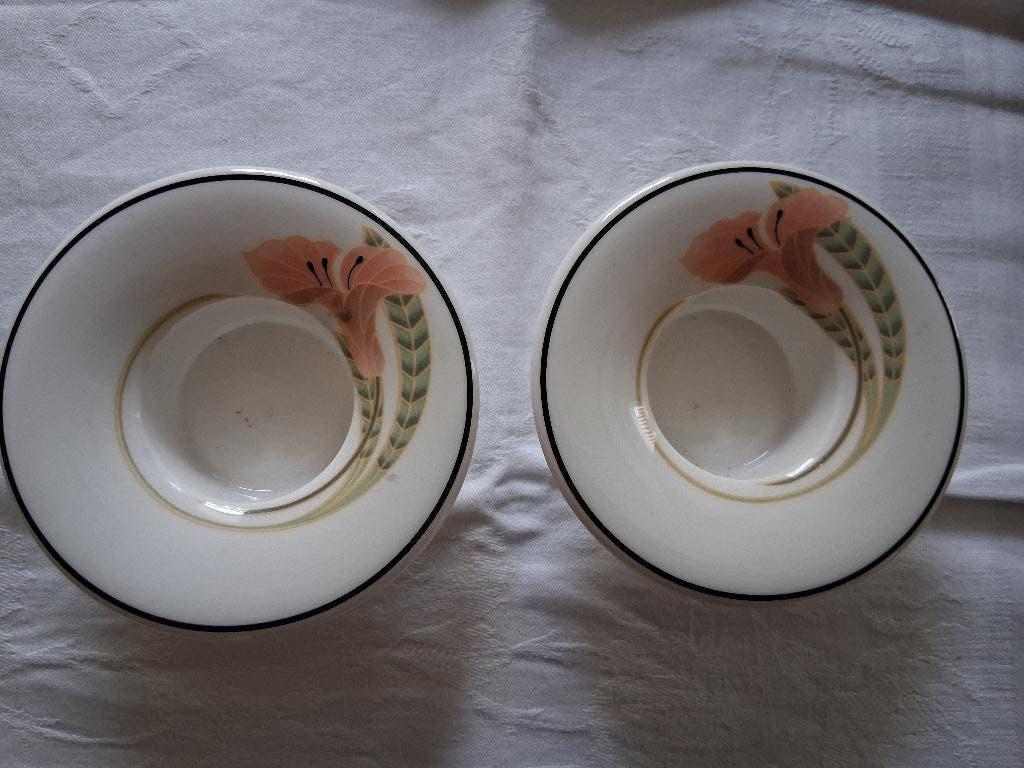 Villeroy & Boch theelichthouders 'IRIS' 9,00 p.st., Antiek en Kunst, Ophalen of Verzenden