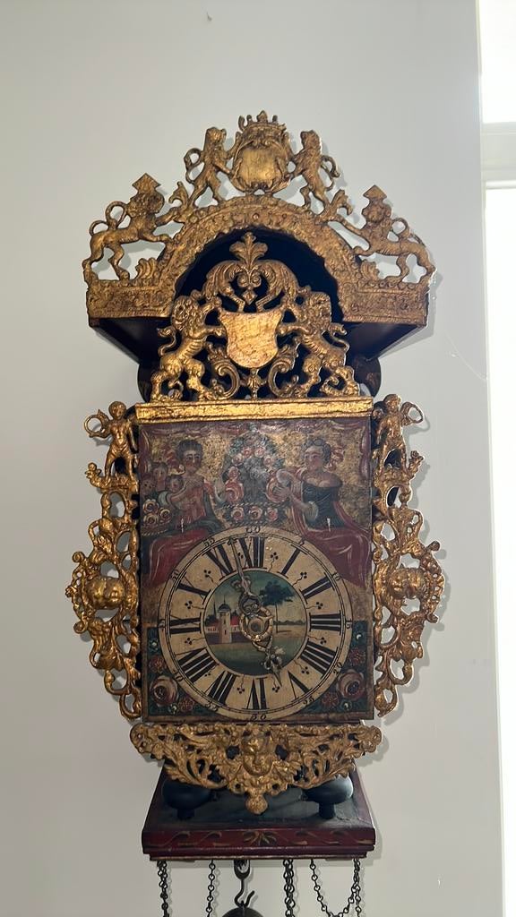 Antieke stoelklok, Antiek en Kunst, Ophalen