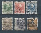 7870 – Scandinavië - Denemarken – MiNr 47-52 (gestempeld), Ophalen of Verzenden, Denemarken, Gestempeld