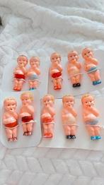 10 Antieke Celluloid Poppetjes - Vintage Baby Poppen, Ophalen of Verzenden, Gebruikt