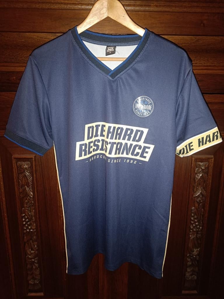 Thunderdome Die Hard Resistance Soccer T-shirt Maat M, Kleding | Heren, Thunderdome, Ophalen of Verzenden, Zo goed als nieuw, Maat 48/50 (M)