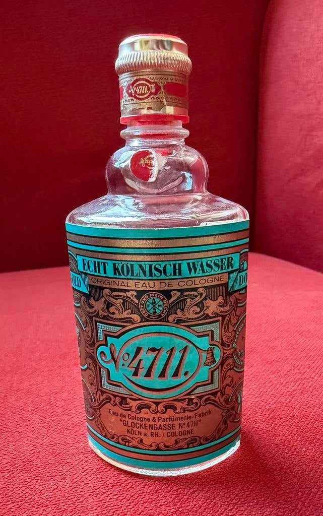 Vintage 4711 Kölnisch wasser parfum flesje, Verzamelen, Parfumverzamelingen, Ophalen of Verzenden, Gebruikt, Parfumfles