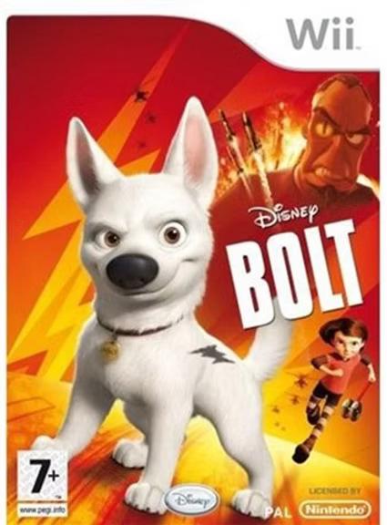 Nintendo Wii Disney Bolt, Spelcomputers en Games, Games | Nintendo Wii, Zo goed als nieuw, Avontuur en Actie, 1 speler, Vanaf 3 jaar