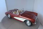 Chevrolet Corvet cabrio 1957 1;18, Hobby en Vrije tijd, Modelauto's | 1:18, Ophalen of Verzenden, Zo goed als nieuw, Auto, Bburago