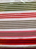 2-Persoons Dekbedovertrek roze paars groen gestreept 240x200, Overige kleuren, Dekbedovertrek, Ophalen of Verzenden, Nieuw