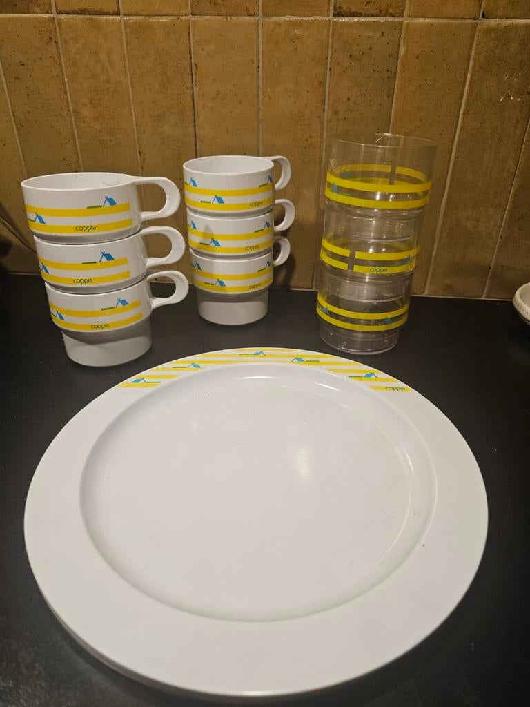 COPPIA HOLLAND s140 servies delen, Caravans en Kamperen, Kampeeraccessoires, Ophalen of Verzenden