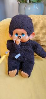 Vintage Monchhichi pop - Bruin - Jaren '80, Ophalen of Verzenden, Gebruikt