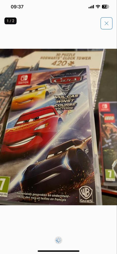 Cars 3: Vol Gas Voor De Overwinning Nintendo Switch, Spelcomputers en Games, Games | Nintendo Switch, Gebruikt, Racen en Vliegen