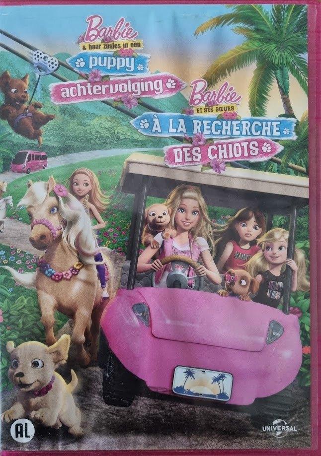 DVD Barbie & Haar Zusjes In Een Puppy Achtervolging, Cd's en Dvd's, Dvd's | Kinderen en Jeugd, Zo goed als nieuw, Film, Avontuur