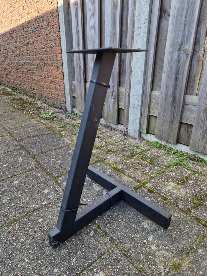 2x Speaker Standaard - Zwart Metaal, Audio, Tv en Foto, Luidsprekers, Gebruikt, Overige typen, Overige merken, Ophalen of Verzenden