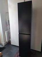 Zo goed als nieuwe mat zwarte badkamerkast, Huis en Inrichting, Ophalen, (Half)hoge kast, Minder dan 50 cm, Zo goed als nieuw