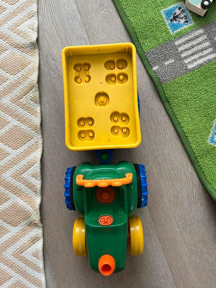 Speelgoed tractor met aanhanger, Kinderen en Baby's, Speelgoed | Overig, Gebruikt, Jongen of Meisje, Ophalen