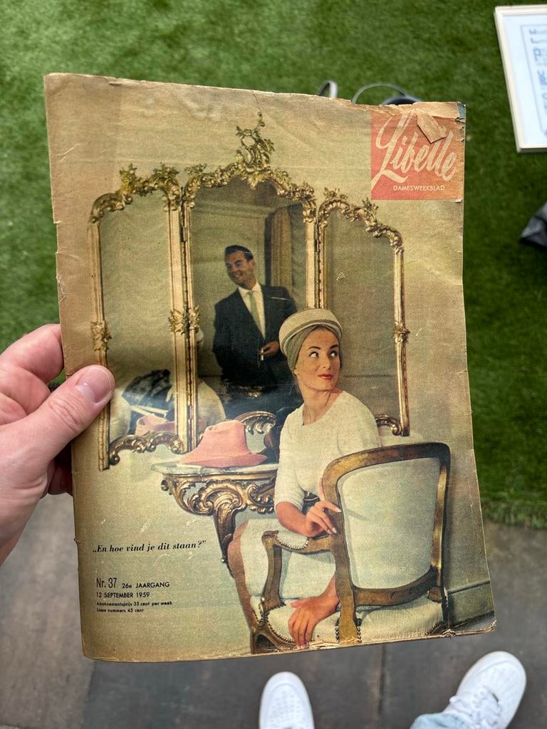 Libelle Damesweekblad 12 september 1959, Boeken, Tijdschriften en Kranten, Ophalen of Verzenden, Gelezen, Damesbladen