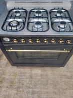 Fornuis met 6 gaspitten en oven, 60 cm of meer, Ophalen of Verzenden, Zo goed als nieuw, Gas