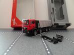 552 herpa 158985 man tgs 8x4 kieper rood 1:87 truck trein, Ophalen of Verzenden, Nieuw, Bus of Vrachtwagen, Herpa