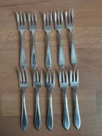 Sola model puntfilet verzilverde gebaksvorken (90), Ophalen of Verzenden