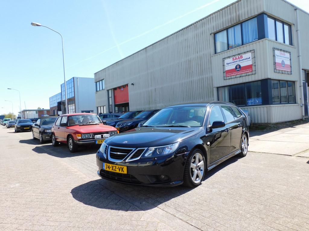 Saab 9-3 Sport Estate 1.8t Intro Edition (bj 2007), 1998 cc, Gebruikt, Zwart, 4 cilinders