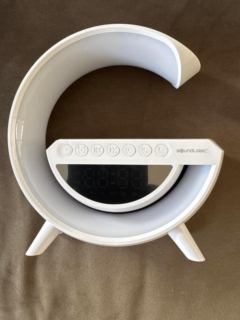 SoundLogic Wekker met Wake-up Light en Bluetooth Speaker, Ophalen of Verzenden, Zo goed als nieuw, Digitaal
