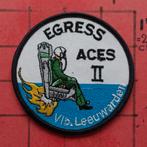KLU LUCHTMACHT LEEUWARDEN PATCH EMBLEEM EGRESS ACES II, Verzenden, Luchtmacht, Nederland, Embleem of Badge