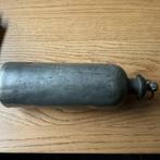 Antieke tinnen fles met dop - Vintage verzamelobject, Antiek en Kunst, Ophalen of Verzenden