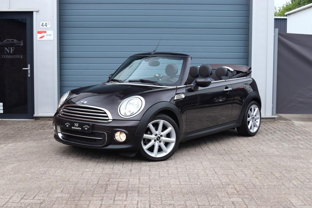 Mini CABRIO Cabrio Cooper R57 - Highgate - Chique!, Auto's, Mini, Gebruikt, 4 stoelen, Leder, Handgeschakeld