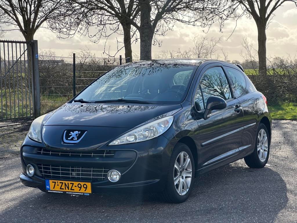 Peugeot 207 1.6 VTI 16V 3DRS 2009 Zwart, Voorwielaandrijving, Euro 5, Stof, Zwart