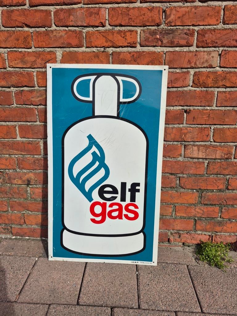 Elf reclamebord, Verzamelen, Merken en Reclamevoorwerpen, Ophalen of Verzenden, Reclamebord