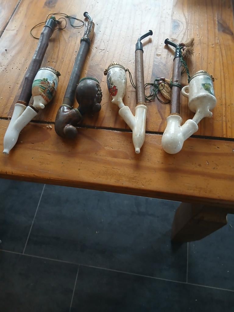 Pijp, Verzamelen, Ophalen