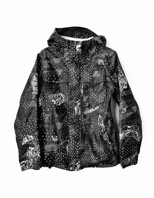 volcom ski / snowboard jas, zwart / wit, xs, Sport en Fitness, Snowboarden, Ophalen of Verzenden, Kleding