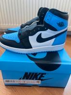 Nike Jordan 1 University Blue/Black - Maat 38.5, Ophalen of Verzenden, Zo goed als nieuw, Blauw, Sneakers of Gympen