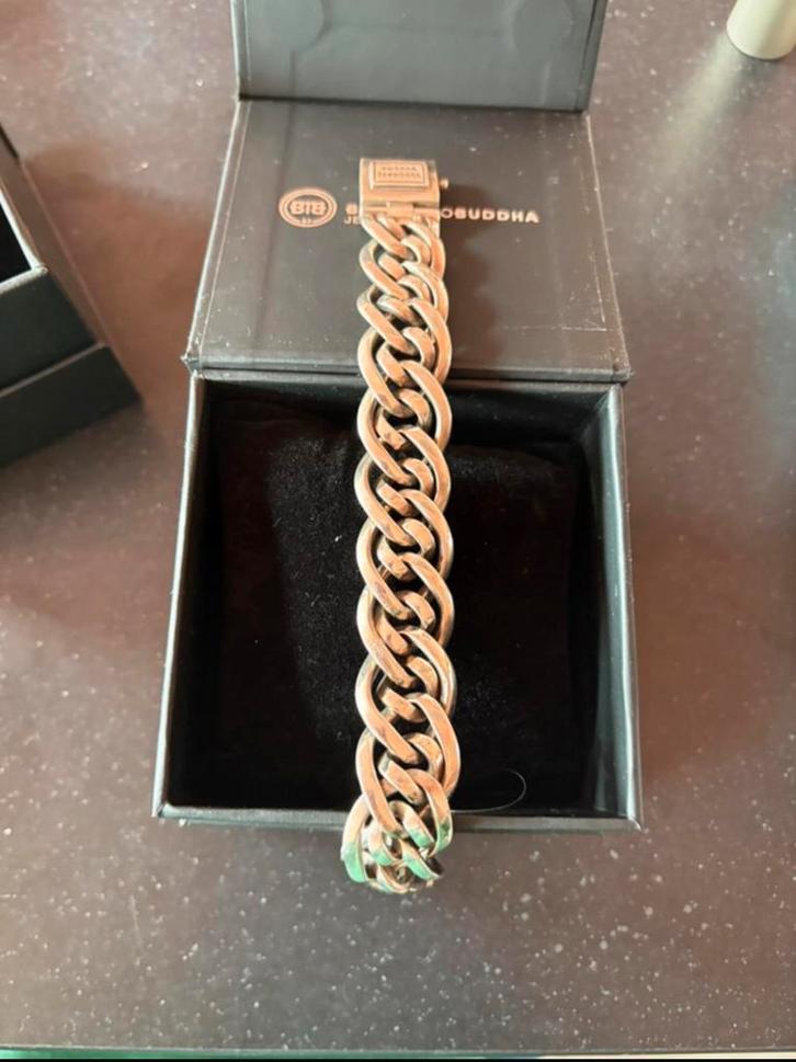Buddha to Buddha Nathalie armband 20cm, Sieraden, Tassen en Uiterlijk, Armbanden, Zo goed als nieuw, Zilver, Ophalen of Verzenden